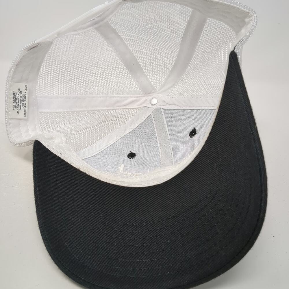 Kindred Motorworks Trucker Hat Black White One Size Mesh Back Snapback Logo Cap - Picture 7 of 9